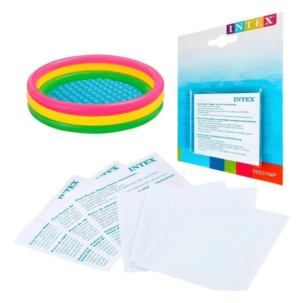 3X Adesivo Reparo Para Piscina Colchões Boias Infláveis 6Un