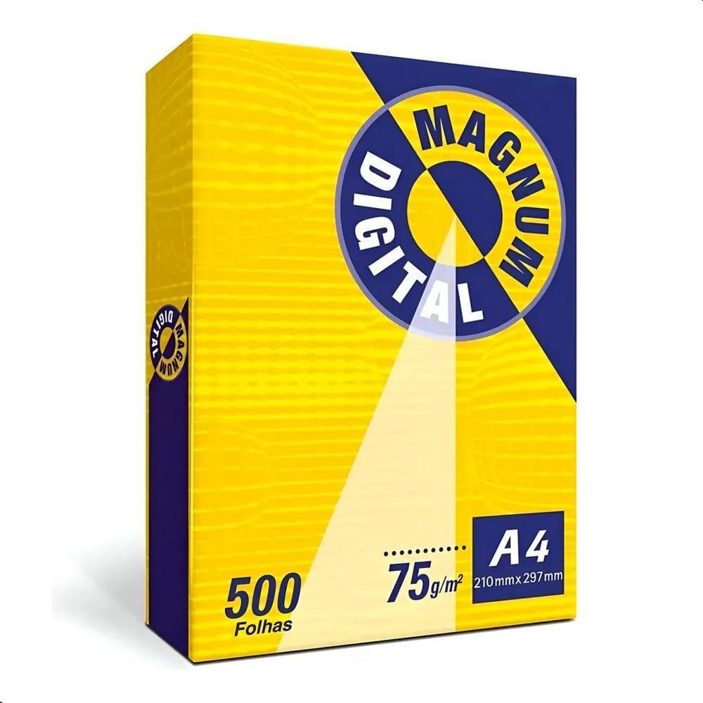 3X Papel Sulfite A4 Branco 500 Folhas Magnum Digital