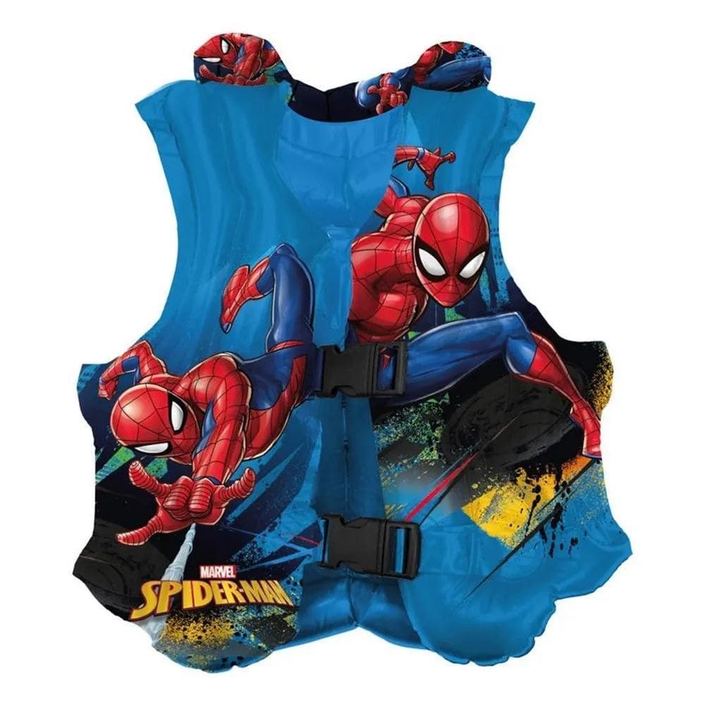 Colete Salva Vidas Boia Infantil Inflável Spider Man Marvel