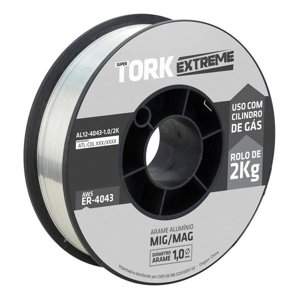3X Super Tork Al920-4043 Arame De Solda Mig Alumínio Uso Com