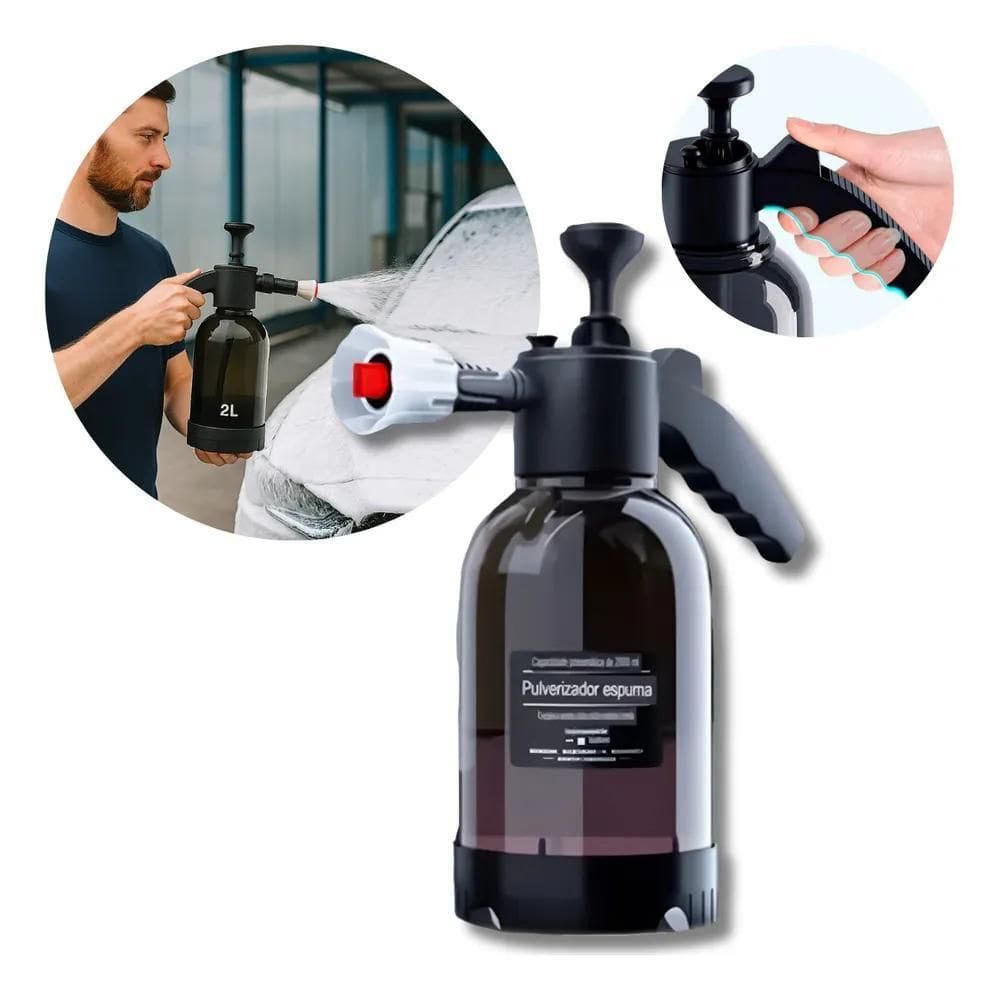 3X Pulverizador Manual De Alta Pressão Automotivo Borrifador