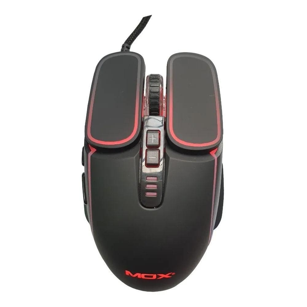 3X Mouse Gamer 7D Iluminação Rgb Para Jogos 8000Dpi Mox