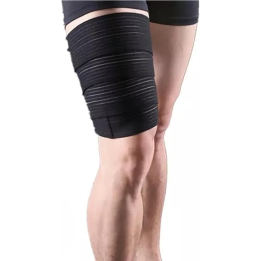 3X Coxal Meia Compressão Tensor Coxas Panturrilha Multiuso