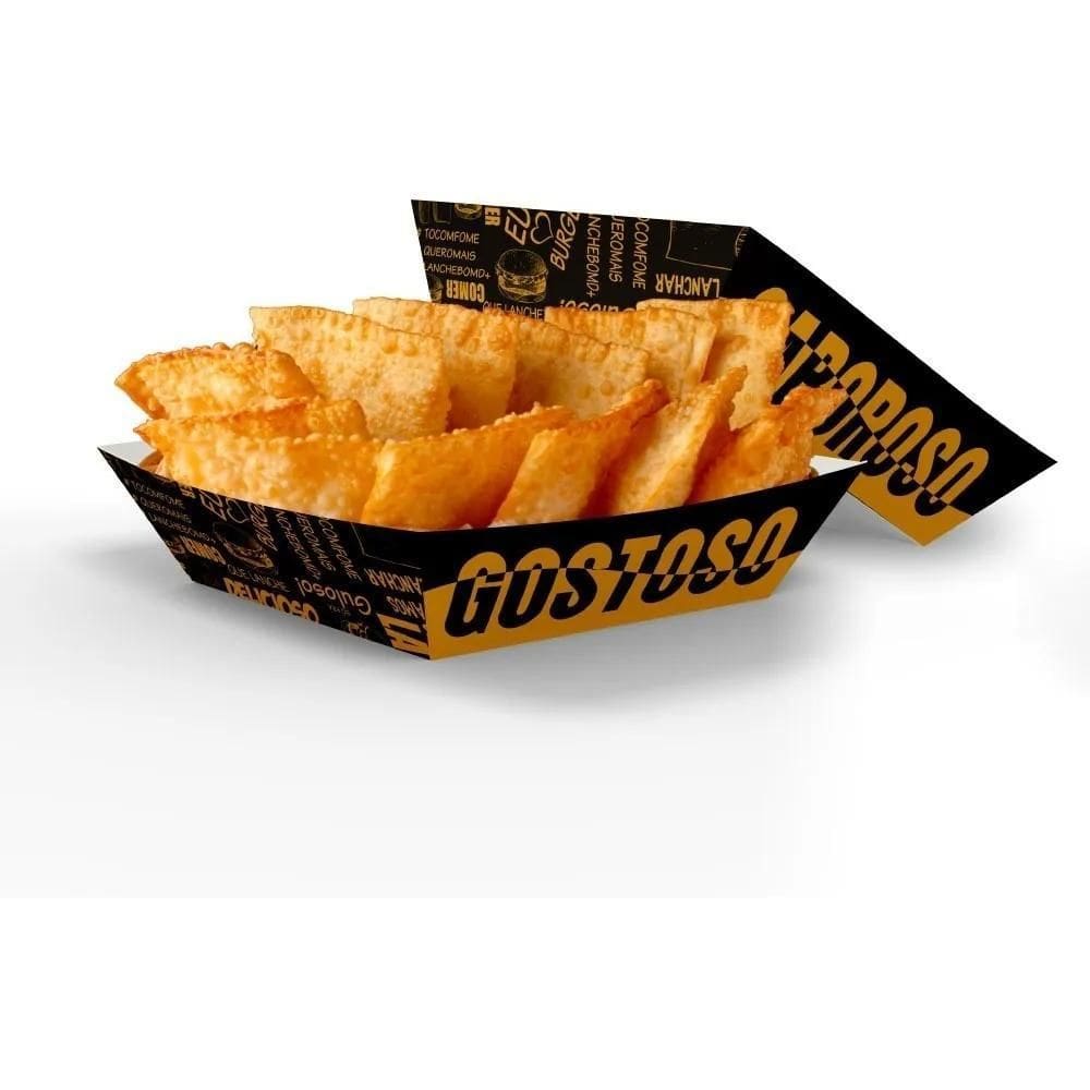 3X Embalagem Barca Canoa Multiuso Para Porções - 100 Unidade