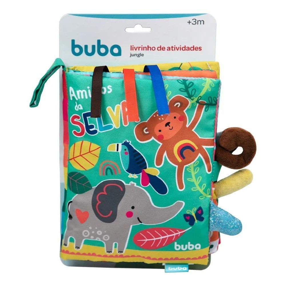 3X Livrinho De Atividades Jungle Amigos Da Selva 15343 Buba