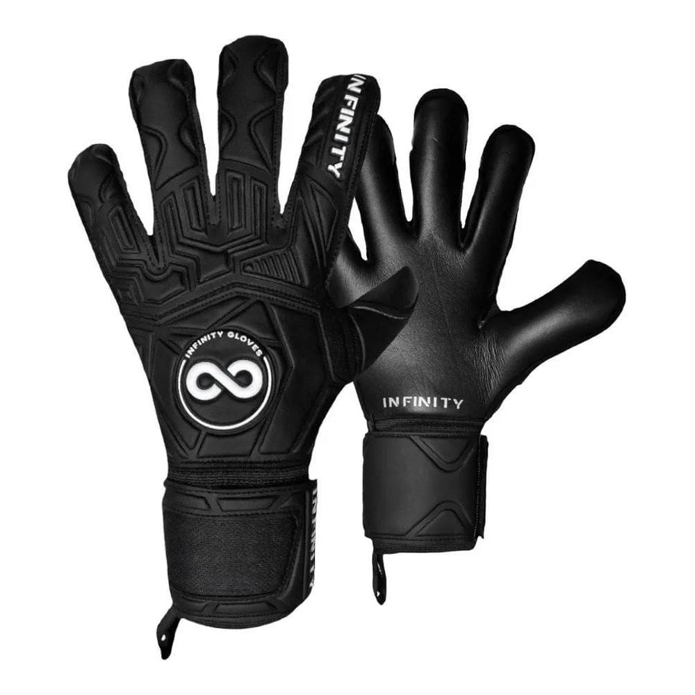 3X Luva De Goleiro Infinity Max Ssg Black - Profissional