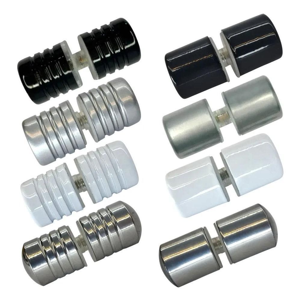 3X Puxador Box De Banheiro Aluminio Porta Vidro Blindex 1629