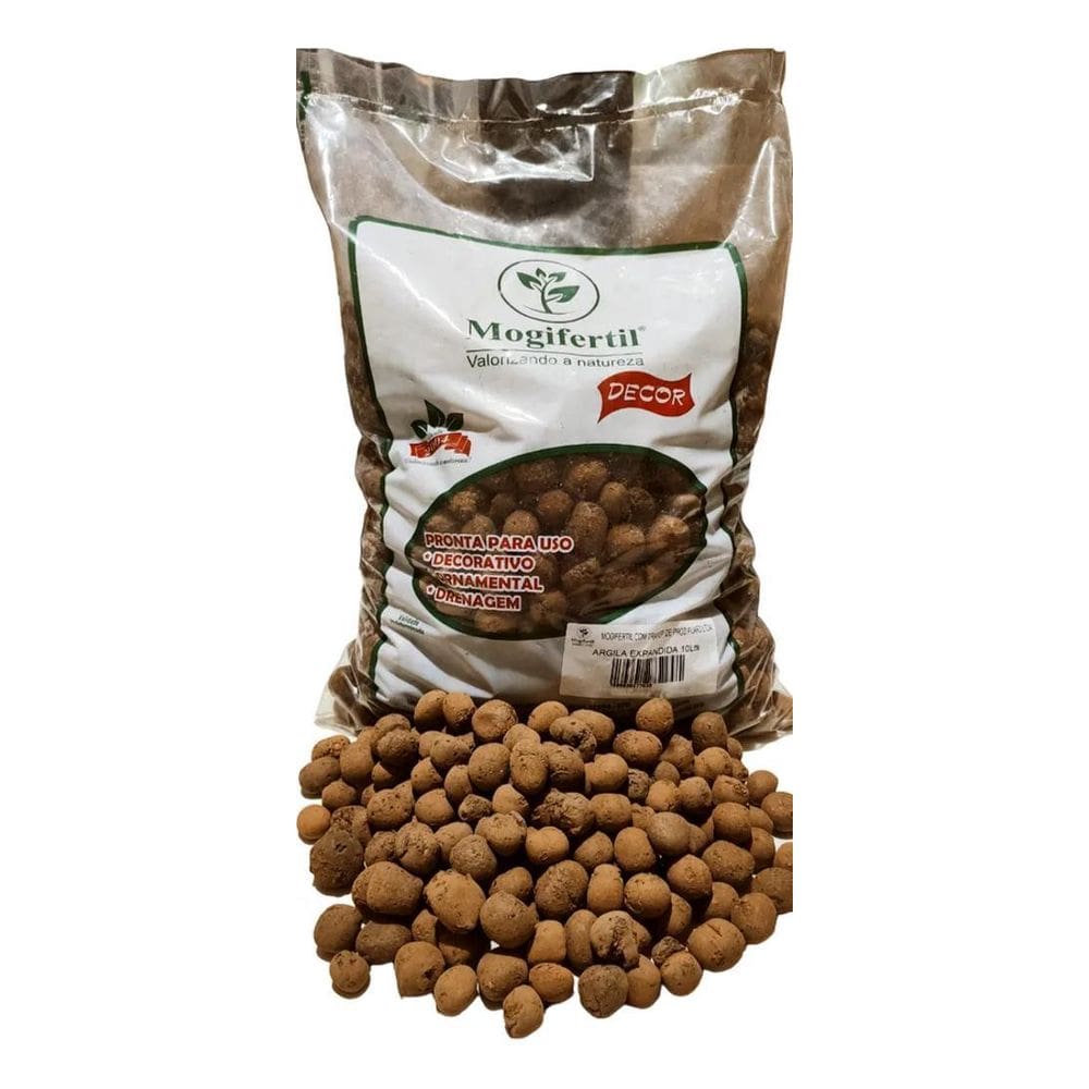 10 Litros Argila Expandida Premium Decoração Drenagem