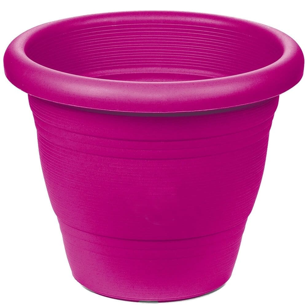 Vaso de Plástico para Jardim Bordô 19 x 22 x 22 cm - PR6043-3 - PINCÉIS ATLAS