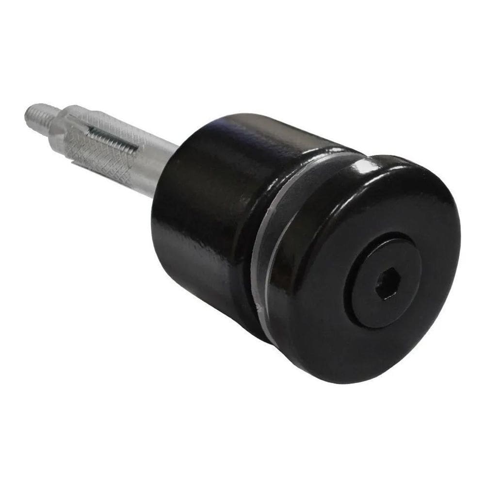 Botão Prolongador Para Guarda Corpo Em Aço Inox Preto