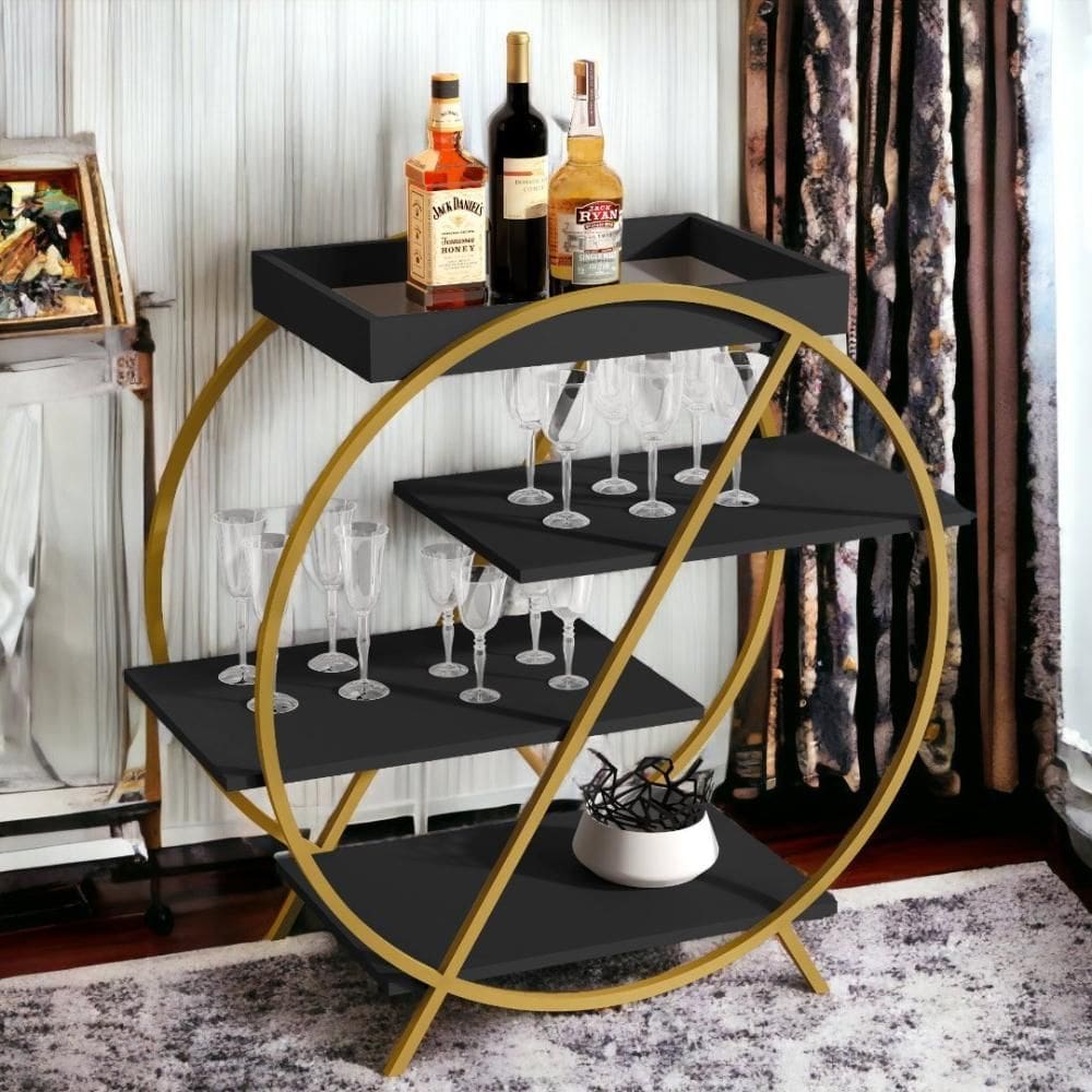 Adega JB 4009 Preto e Dourado Bechara