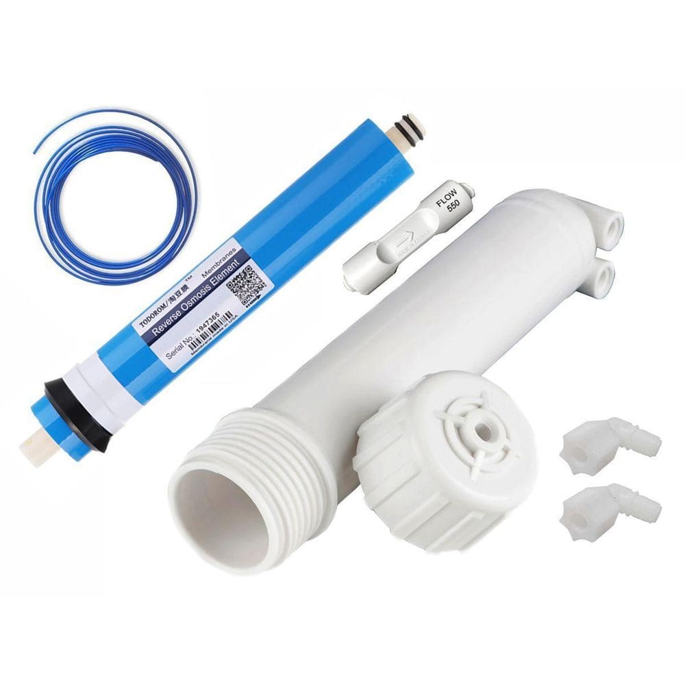 Kit Osmose Reversa Para Deionizador 50Gpd Conector Completo
