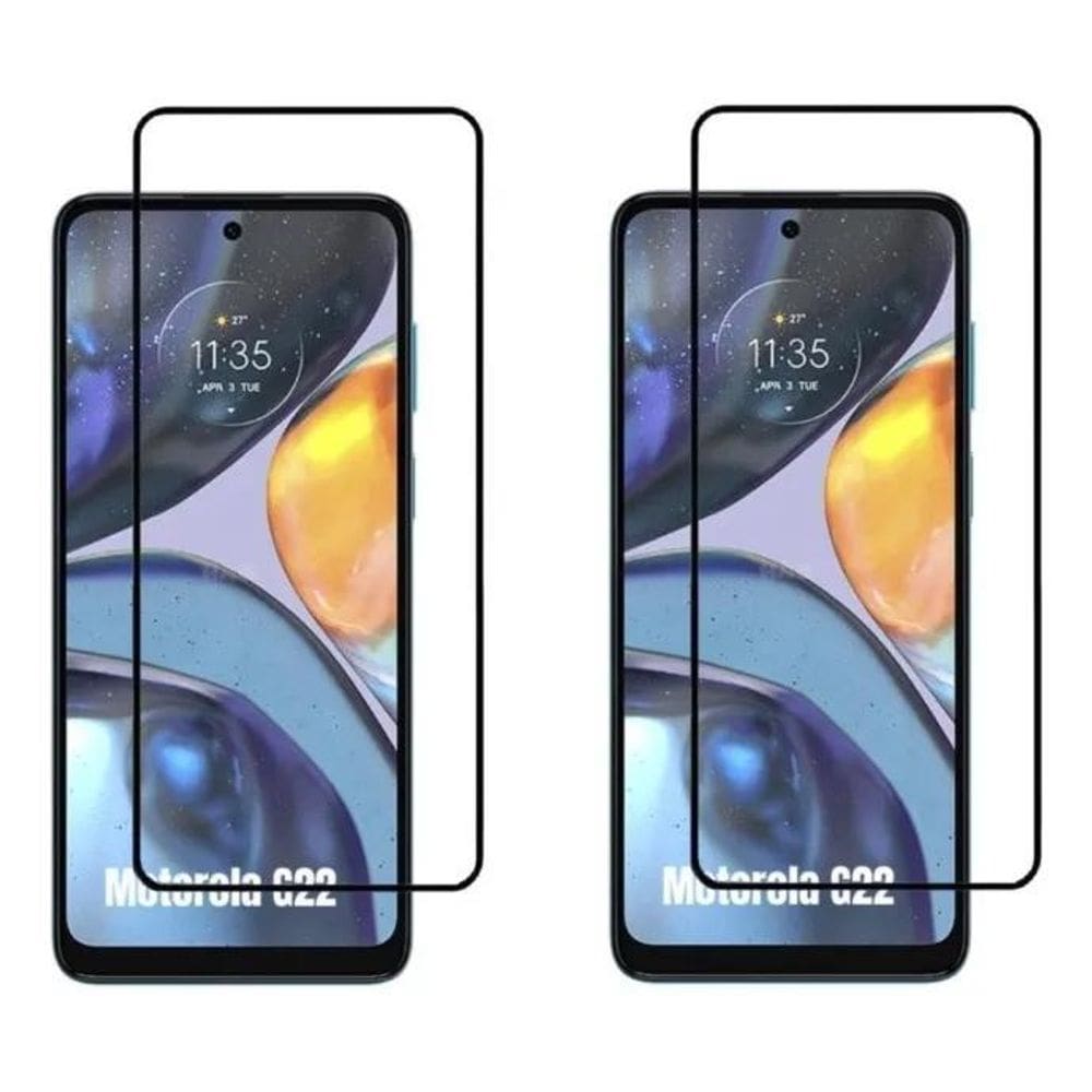 Kit 2 Películas De Vidro 3D Compatível Motorola Moto G22
