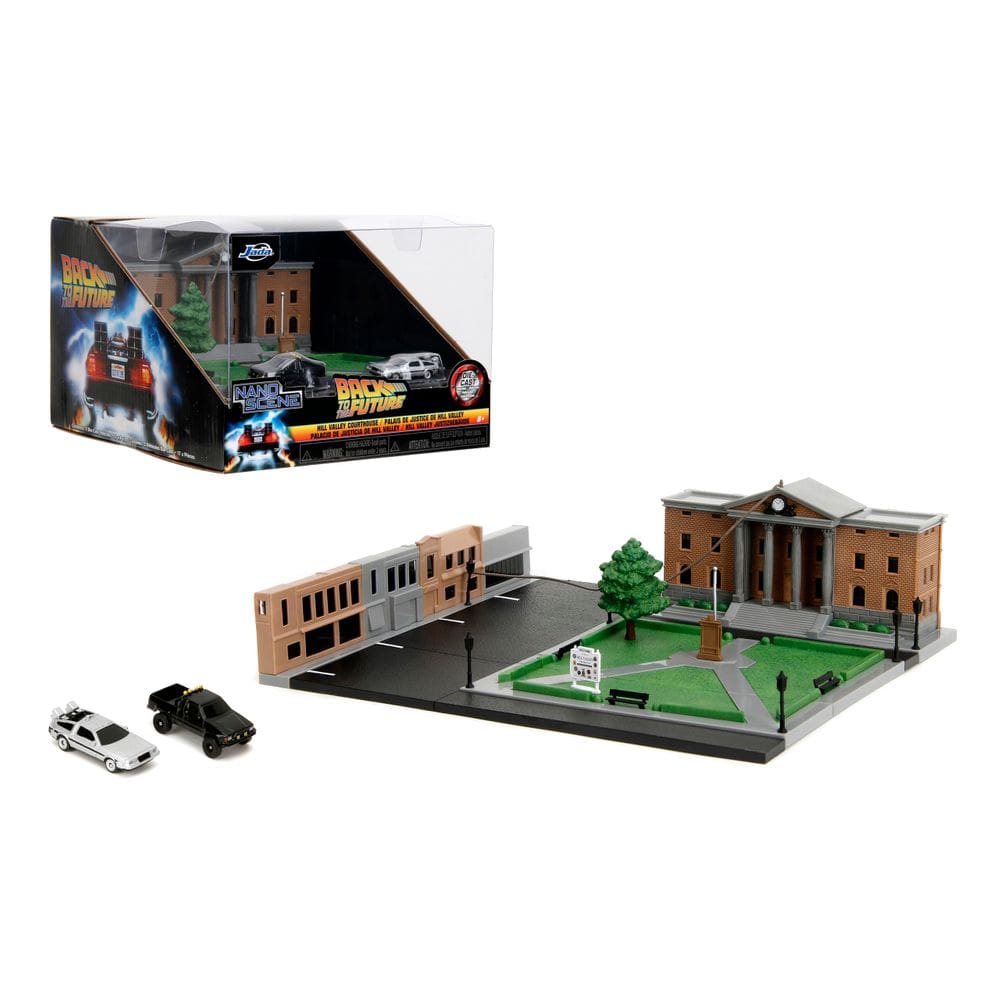 Diorama Jada Nanoscene Back to The Future Hill Valley Courthouse