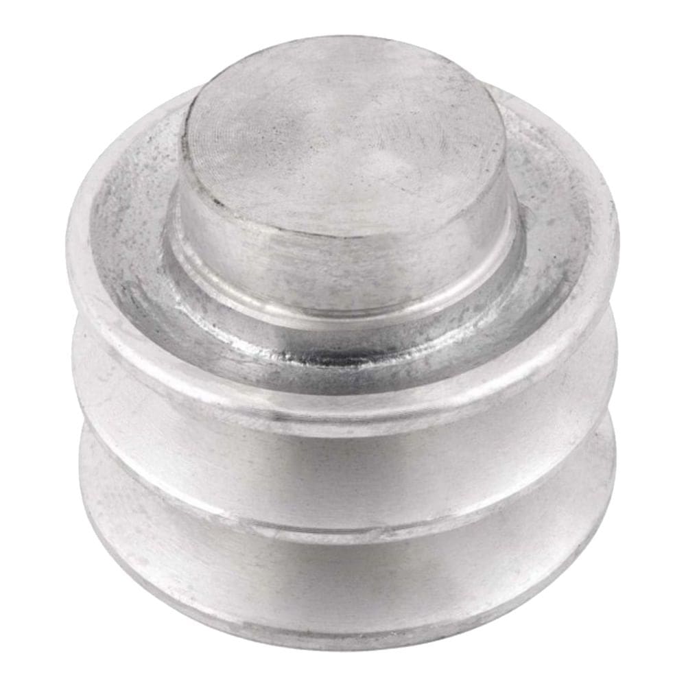 Polia de Alumínio Sem Furo com 2 canais de Perfil A 60mm - 6684120060 - VONDER