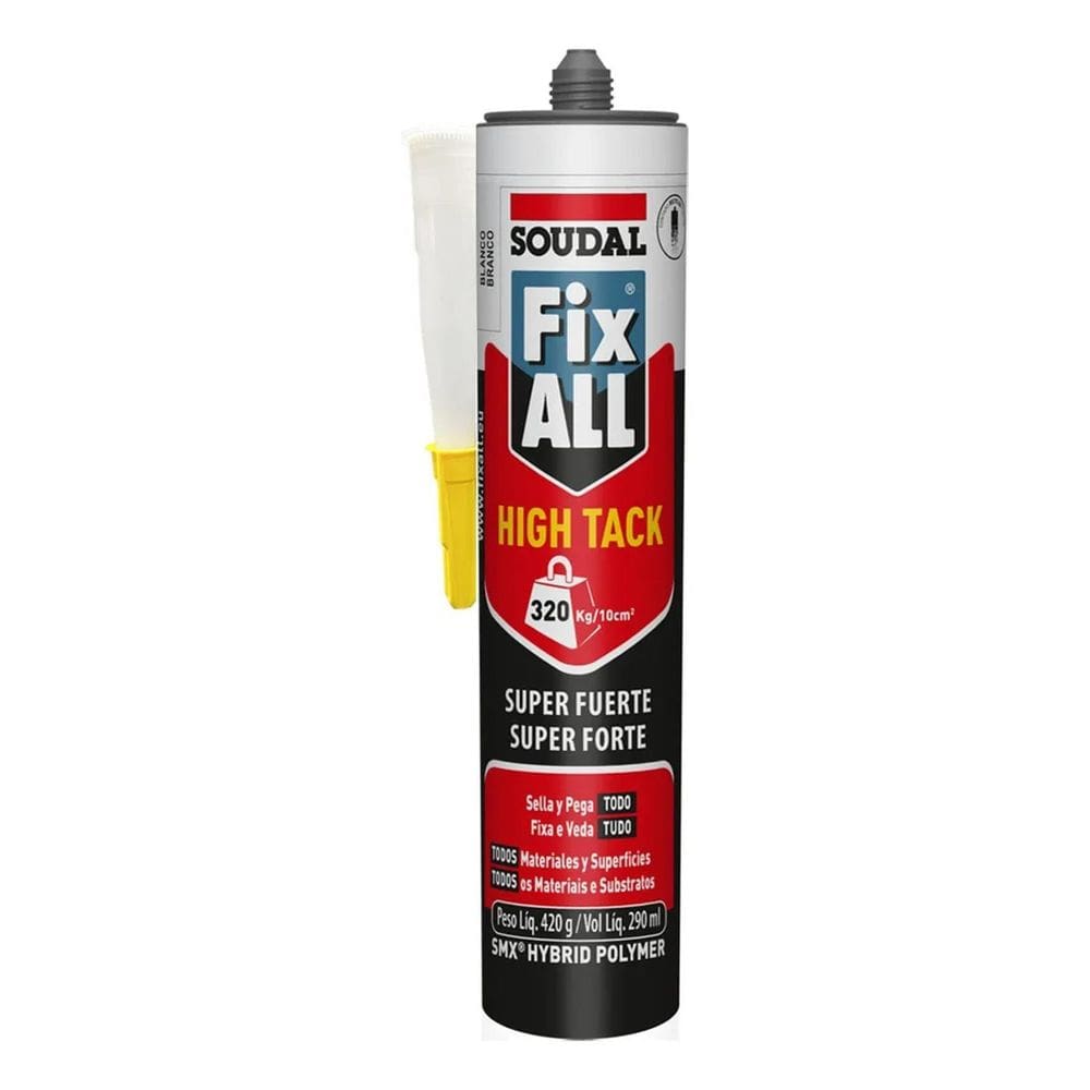 Fix All High Tack Soudal 420G Fixa Tudo 320Kg De Resistência