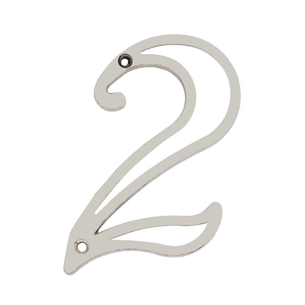 Número Residencial em Zamak Niquelado 2 - 95707 - SILVANA