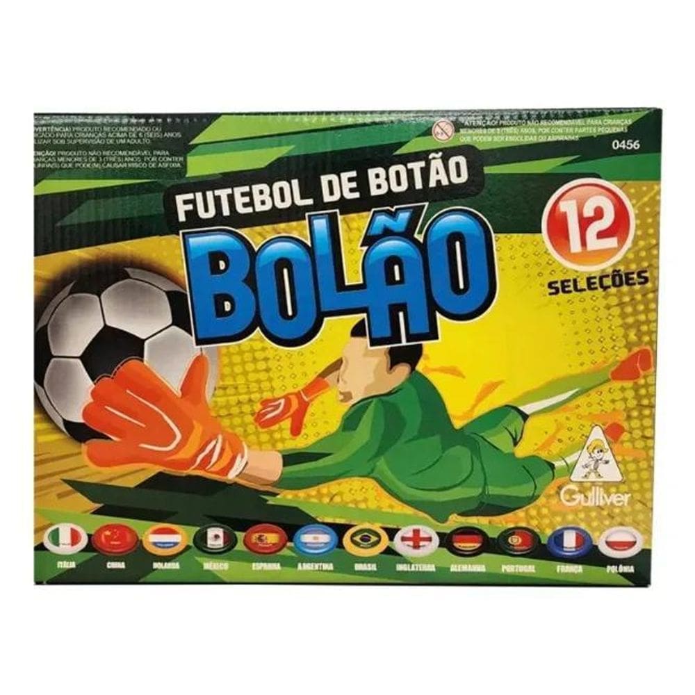 Futebol De Botão 12 Times Mundial 0456 - Gulliver