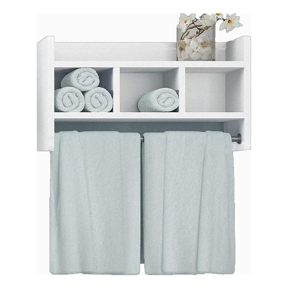 Nicho Mdf Banheiro Porta Toalha Toalheiro Papel Organizador
