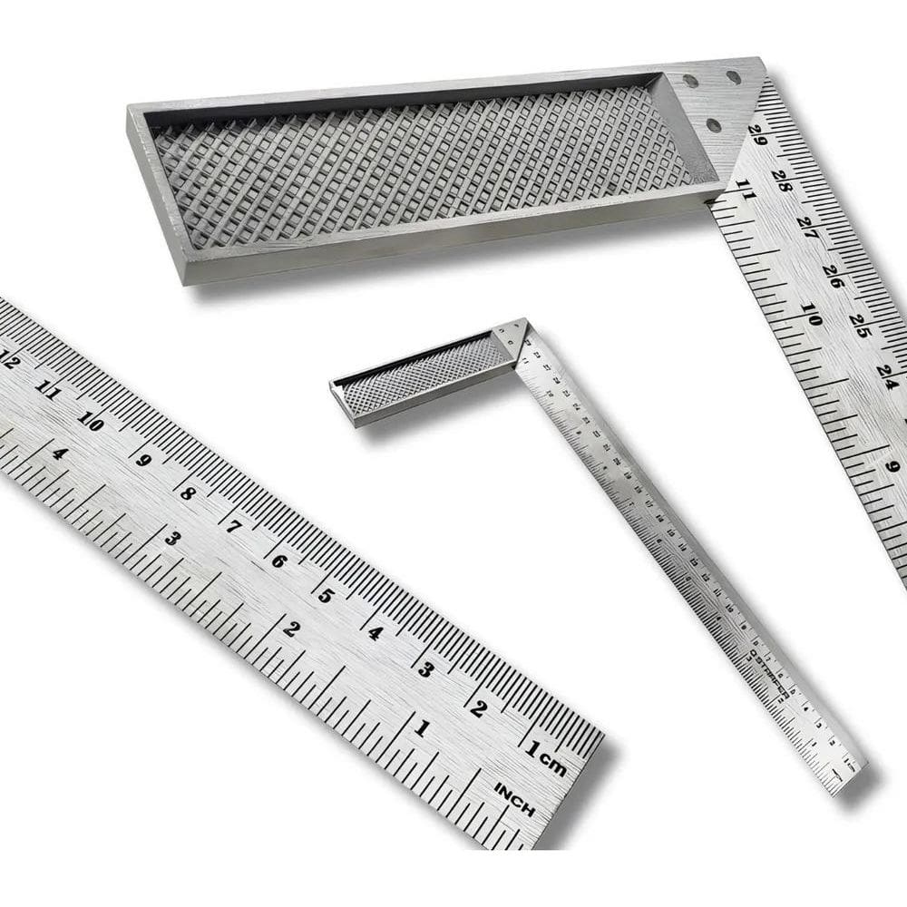 Esquadro Aço Inox Com Cabo De Alumínio 12`` 30 Cm - Starfer