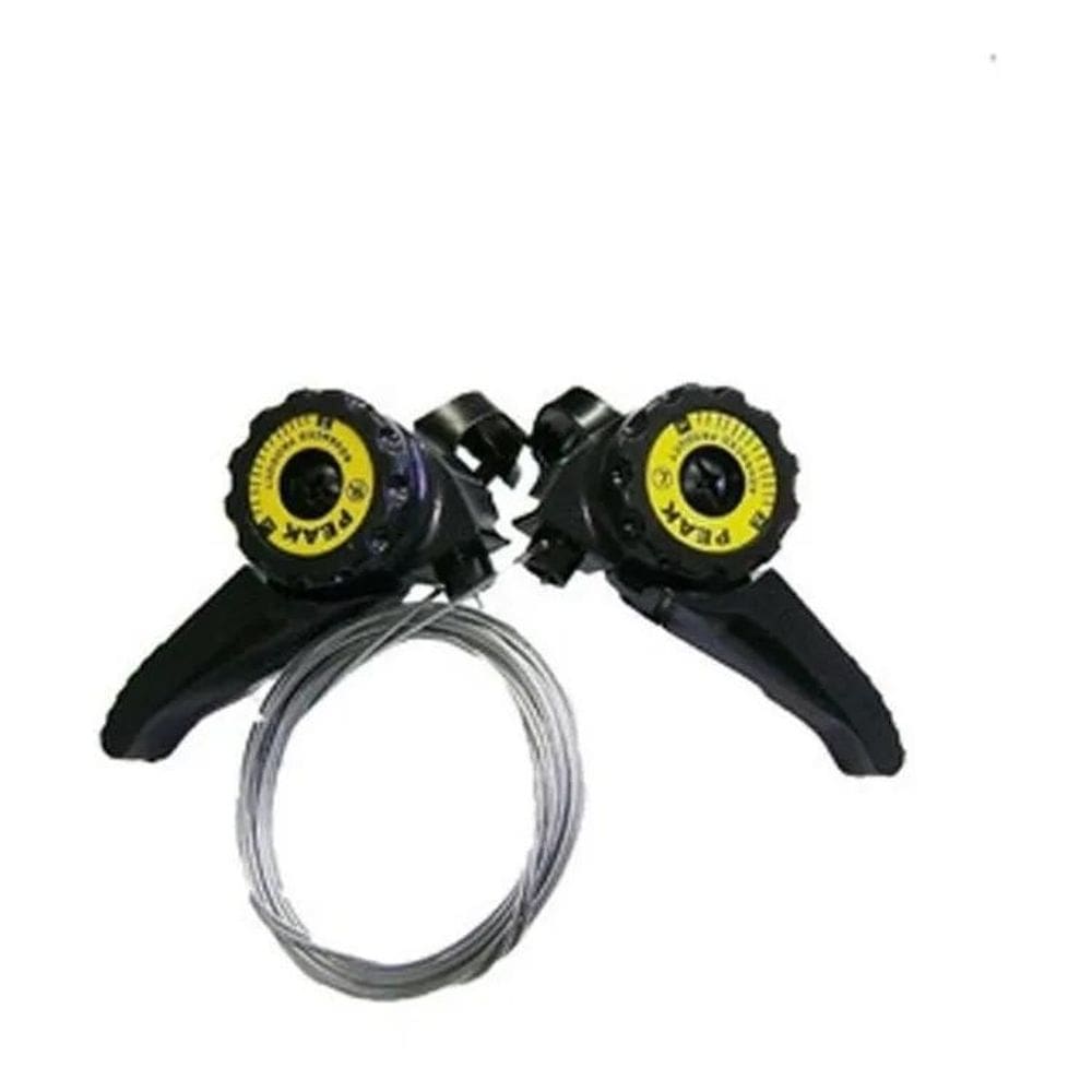 Alavanca Trocador De Marcha 18V Naylon Com Cabos Bicicleta