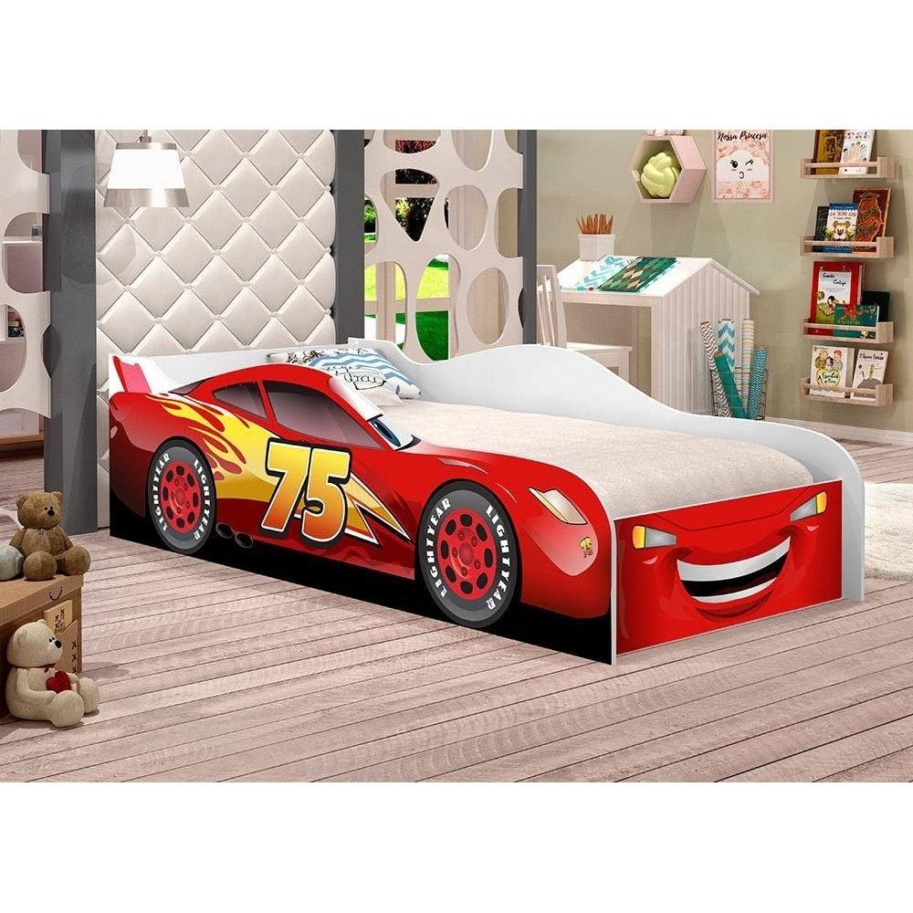 Cama Carro Solteiro 07 com Colchão VJ
