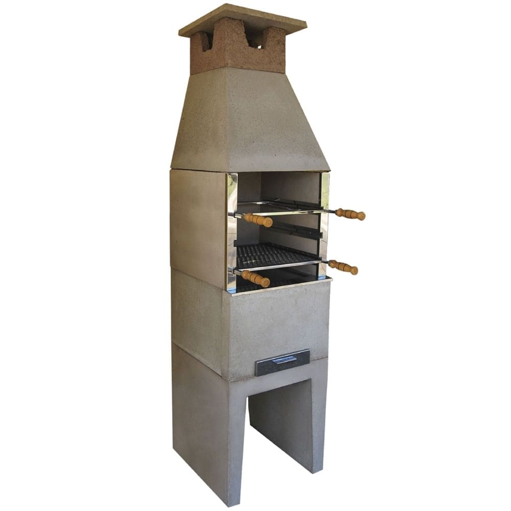 Churrasqueira de Concreto Pré-Moldada Mini Baby com 50cm Lisa - 1000002 - ATACADAO LAZER