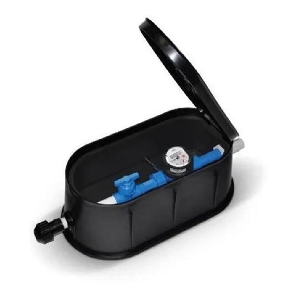 Caixa De Proteção Hidrômetro Enterrada Piso Passeio Até10 M