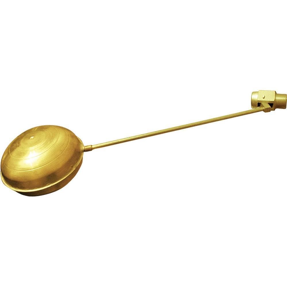 Torneira de Bóia em Latão Com Balão Latão 1”” - 11352L - GARDEN