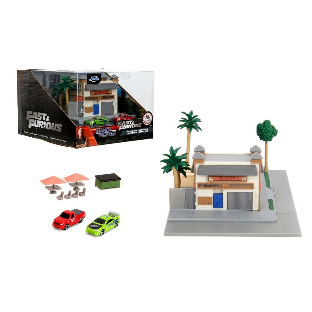 Playset Jada Toys Fast & Furious Nanoscene Toretto`s Market