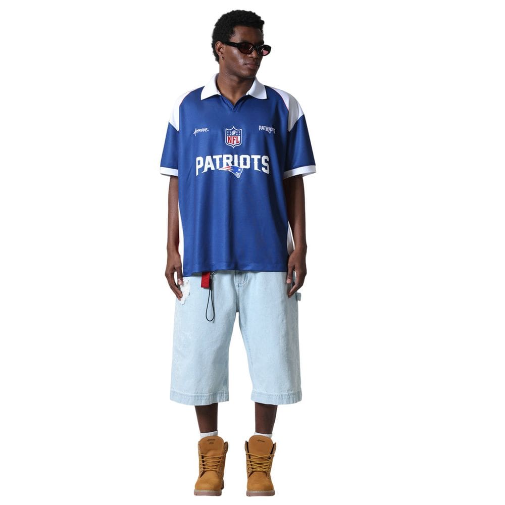 Camiseta Polo Approve x NFL II Patriots Oversized