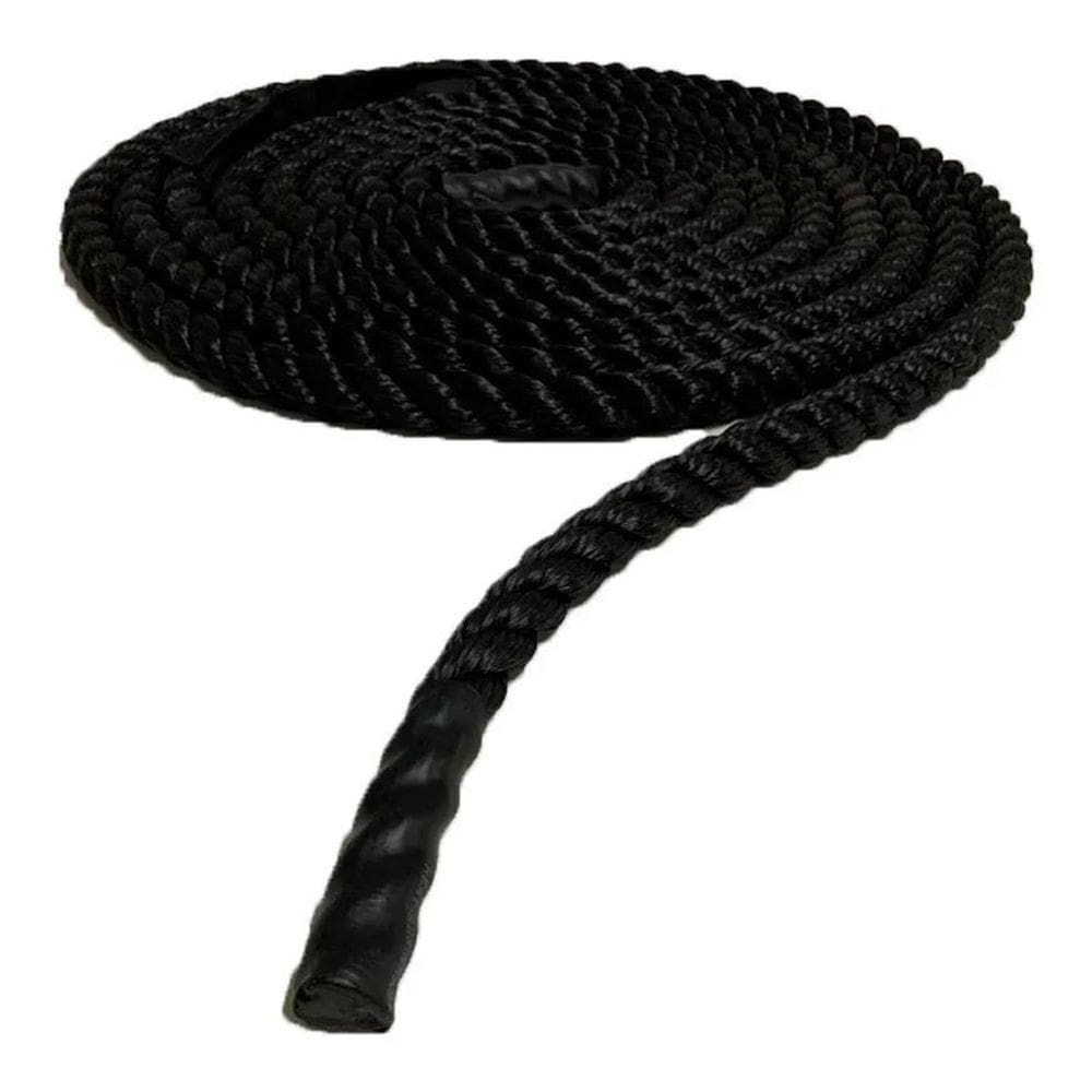 Corda Naval Preta 25 Mm10Mts Funcional /Decoração/Cross