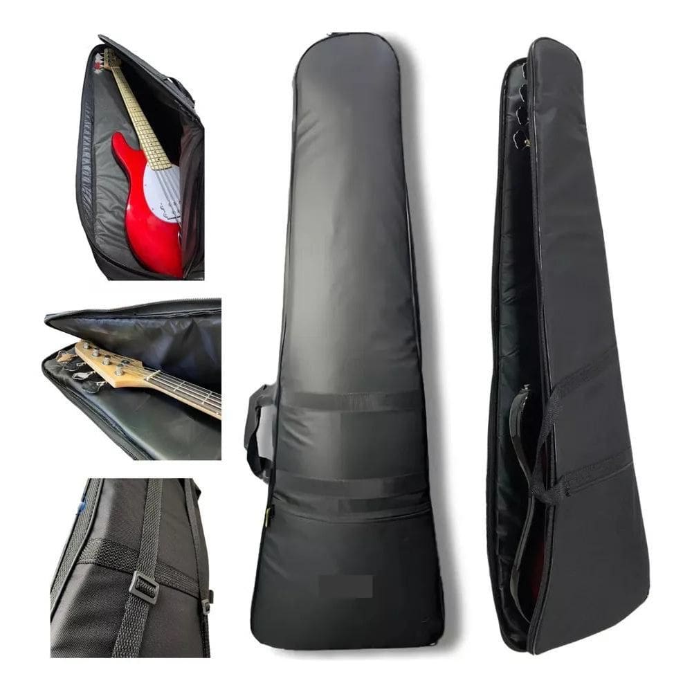 Capa De Contra Baixo Acolchoada Modelo Extra Luxo Case Bag