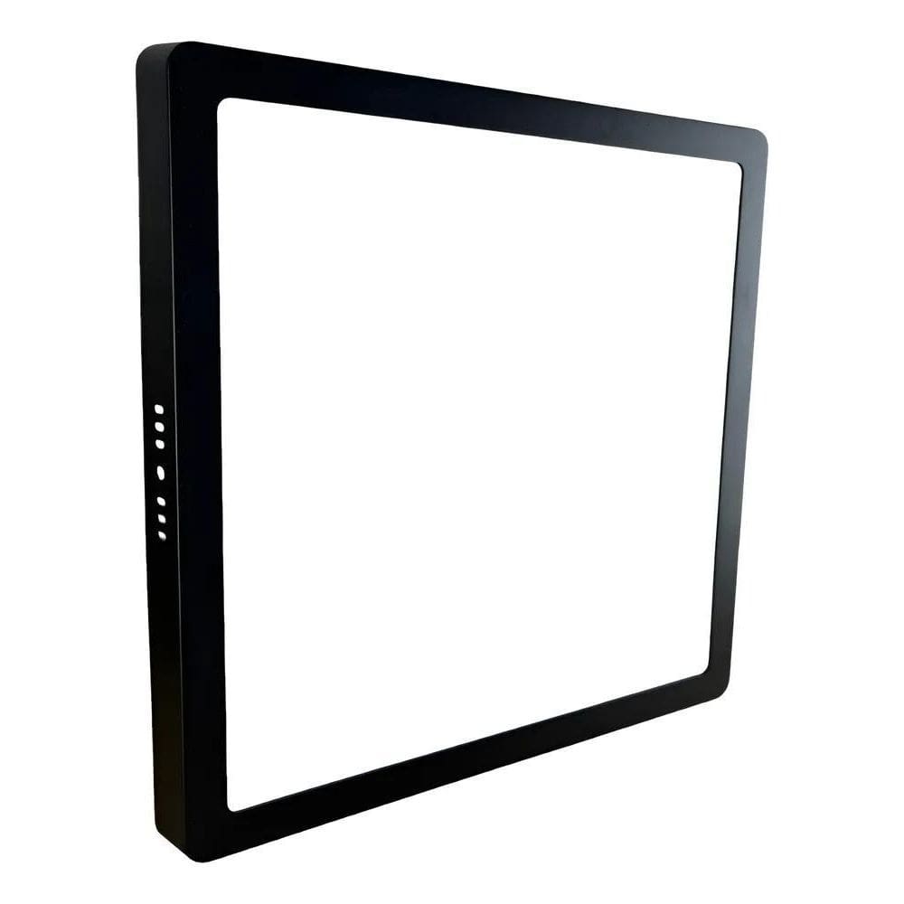 Luminaria Painel Plafon Led Sobrepor Preto Bivolt 25W 30X30