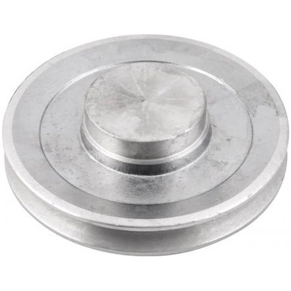Polia de Alumínio 1 Canal de Perfil A com 140mm Sem Furo - 6684110140 - VONDER