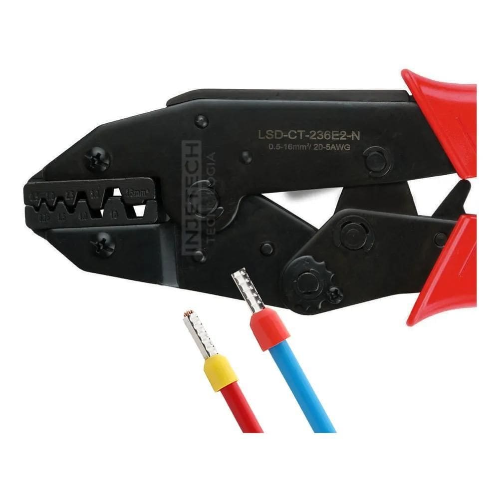 Alicate Prensa Terminal Tubulares Ilhós 0,50 16Mm