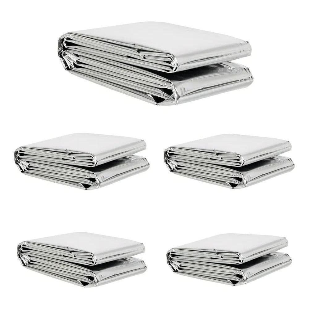 Kit 5 Cobertor Manta Térmica Aluminizado Isolante