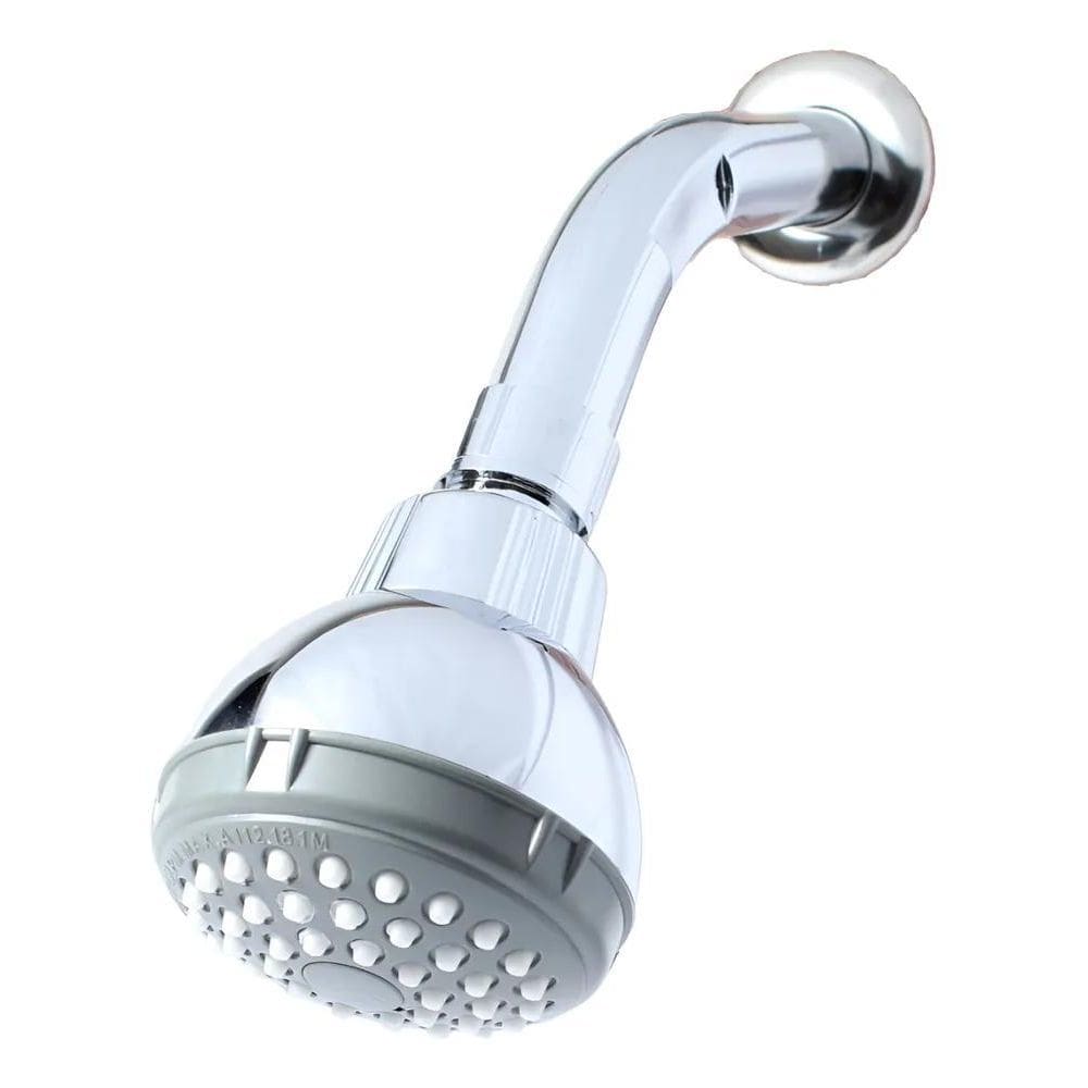 Ducha Redonda Fit Abs Cromado Para Aquecedor Solar E Gás 8 L