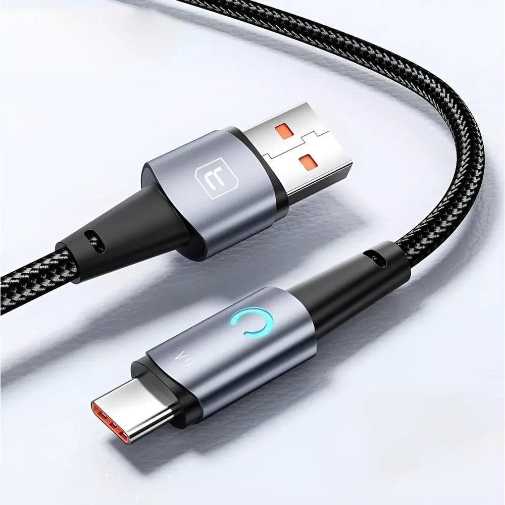 3X Cabo Carregador Usbtipo C Carga Rápida 6A Transfer Dados