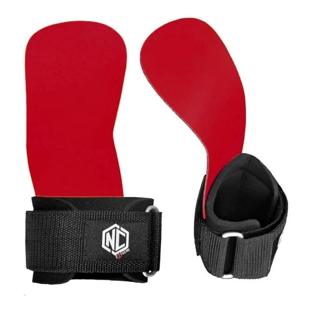 Hand Grip Crossfit Revolution Red Nc Extreme Luva Palmar Tam