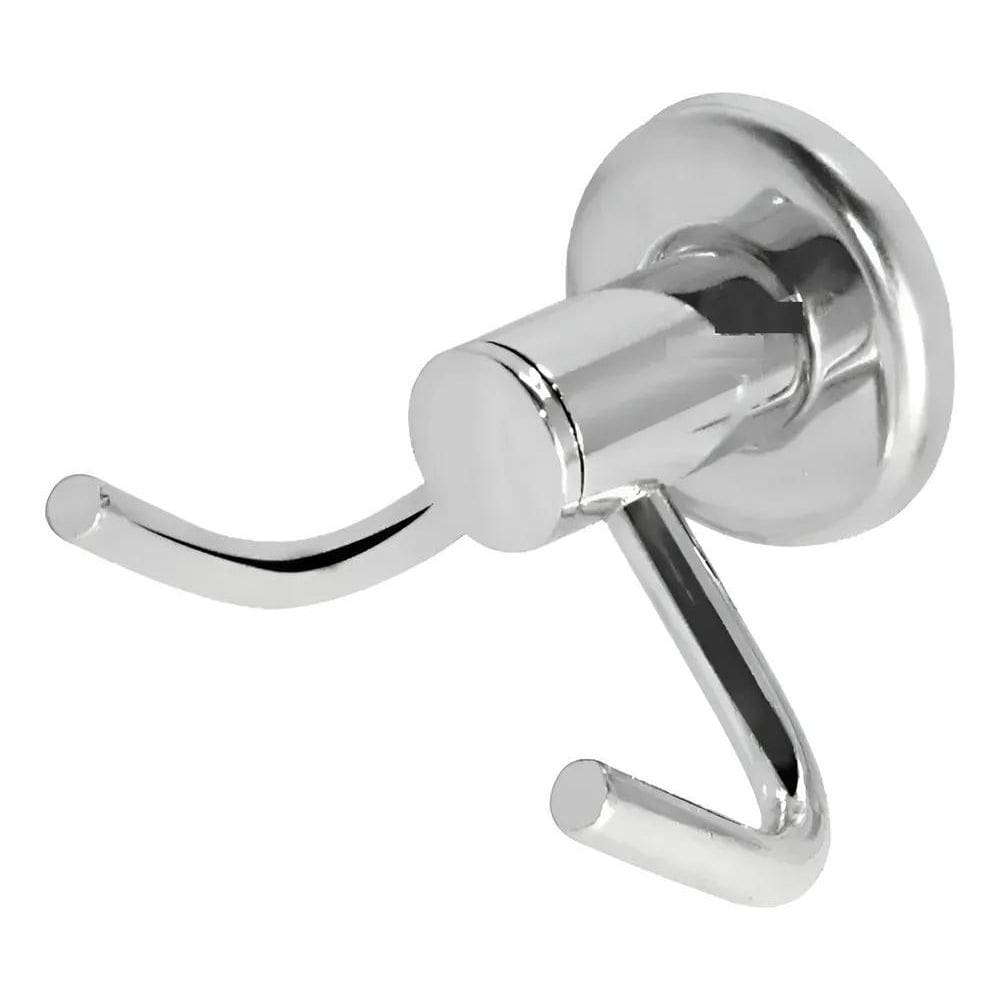 Gancho Porta Toalha Duplo Inox Alumínio