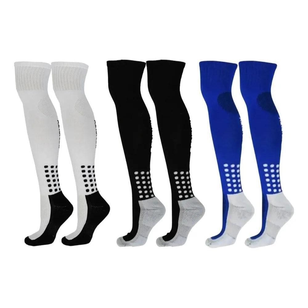 Kit Com 3 Pares Meião De Futebol Adulto Penalty Matis Treino