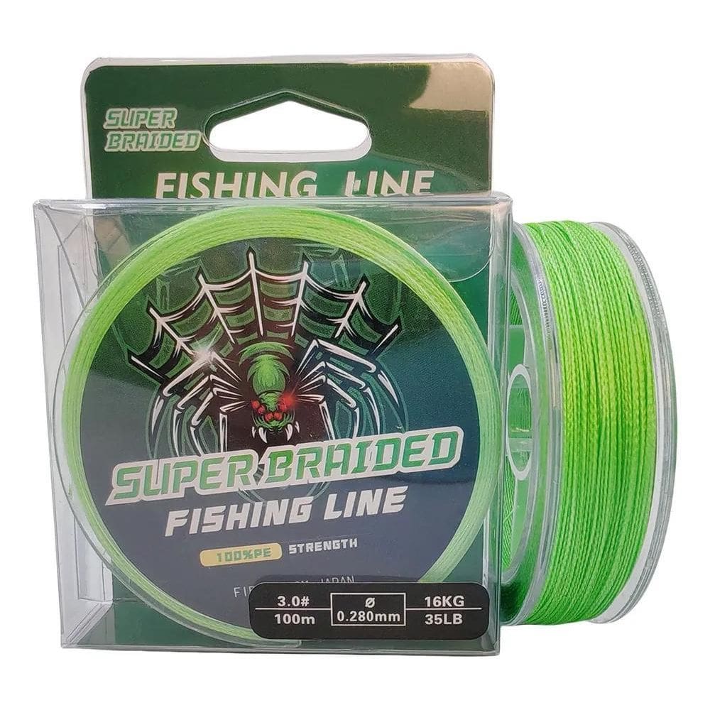 Linha De Pesca Multifilamento100M X4 Pe 4 Fios Supertração