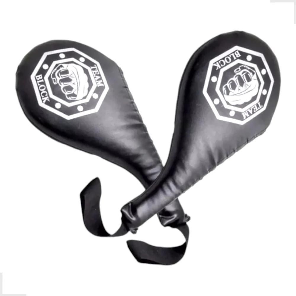 Kit 2 Raquetes De Chute Taekwondo Raquete Treino Arte Marcia