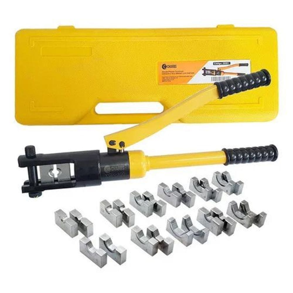 Alicate Hidráulico Prensa Crimpa Terminal De 10 A 300Mm