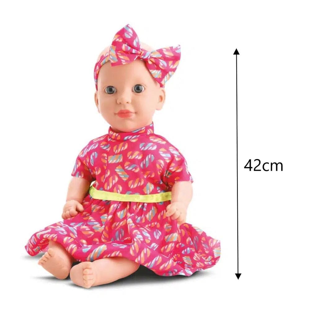 bebe（感謝） Boneca Abre e Fecha Olhos Corpinho de Tecido 32CM Bebe Realista