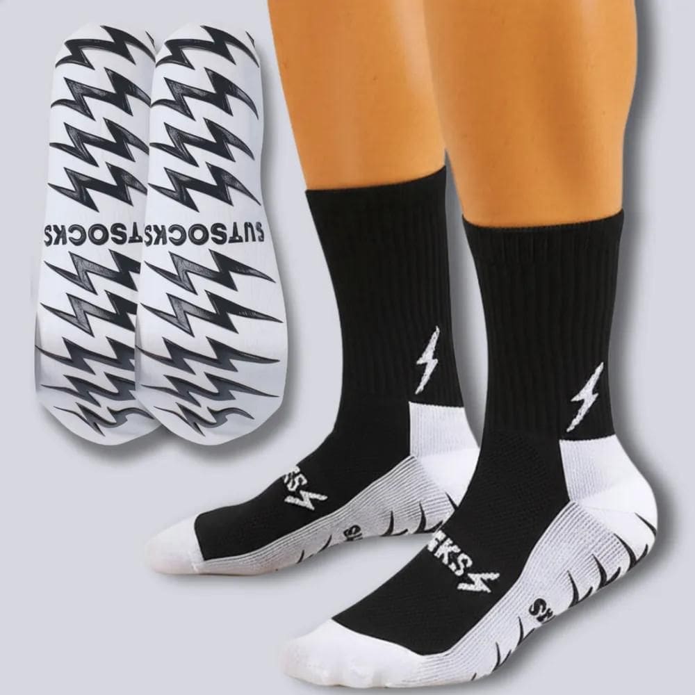 Meia Esportiva Antiderrapante Profissional Thundergrip