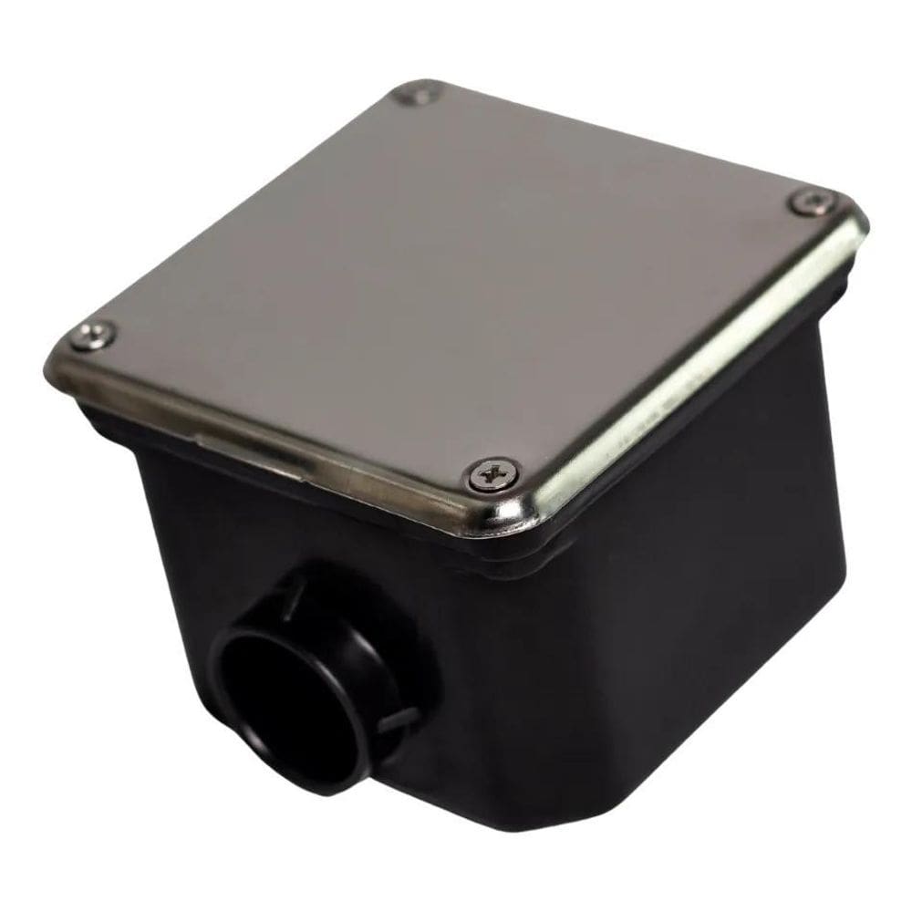 Caixa De Passagem Quadrada Para Fios De Iluminação Tampa Abs