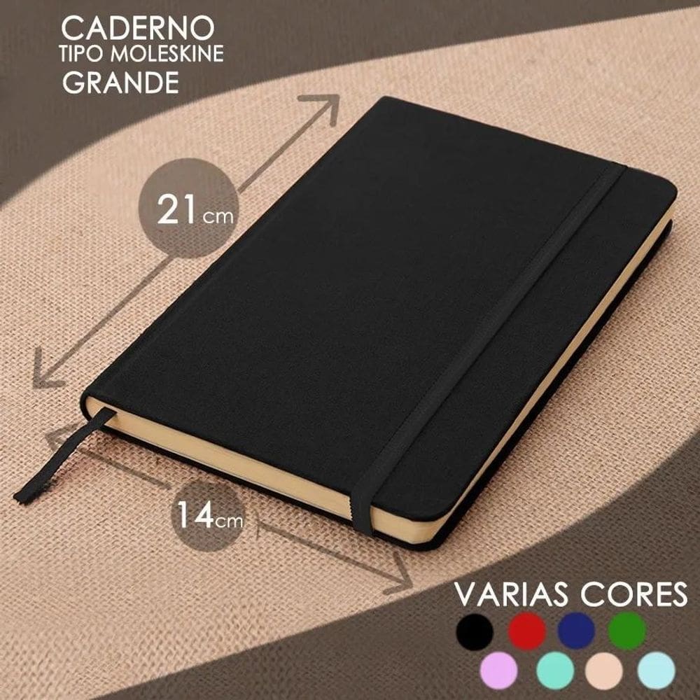 Caderno Moleskine Grande - Cores - 21X14Cm Sketchbook