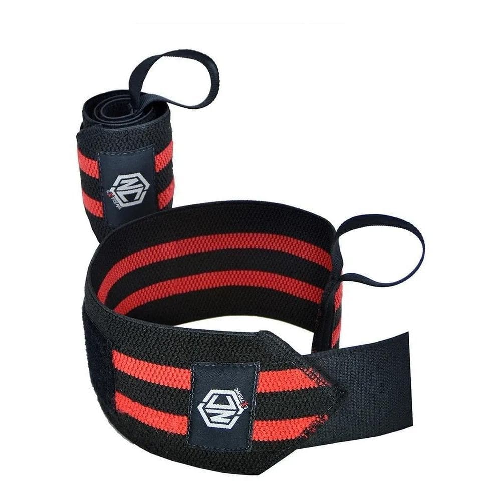 3X Munhequeira Elástica Nc Extreme Crossfit Musculação Lpo